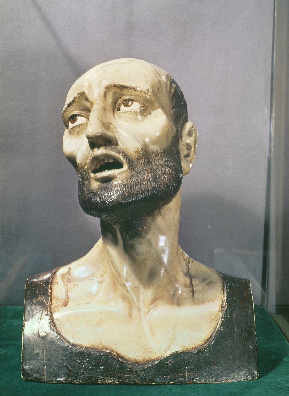 São Diego de Alcala (1463-1588) (madeira pintada) de Mexican School