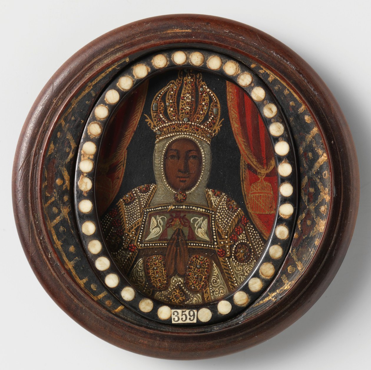 Madona Negra, anônima, 1650-99 de Mexican School