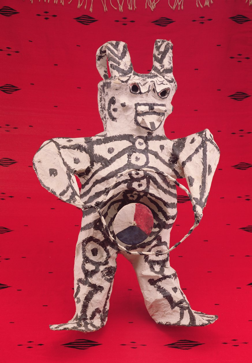 Dia dos mortos, de Oaxaca (papel machê) de Mexican School
