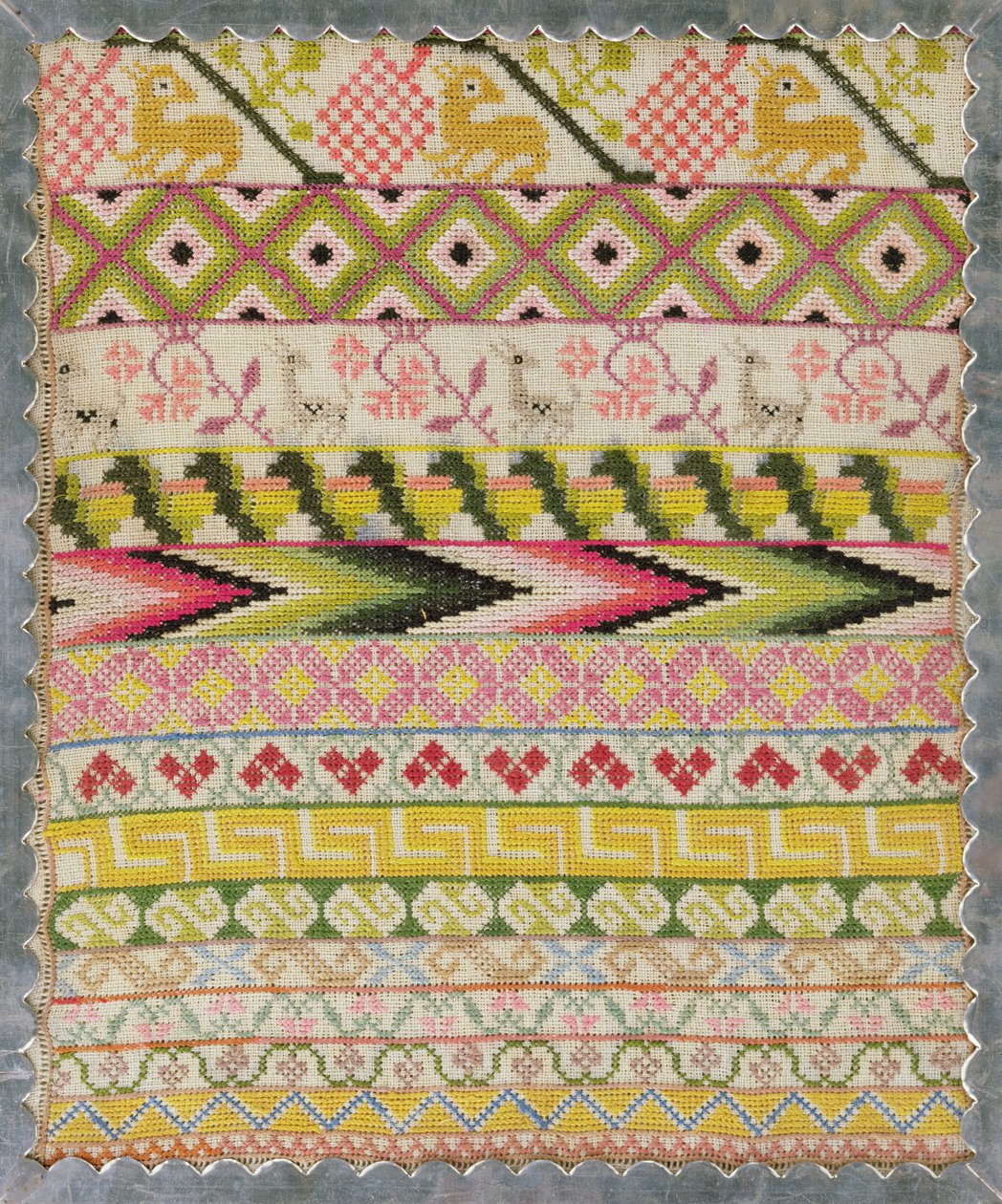 Amostrador de bordados (algodão) de Mexican School
