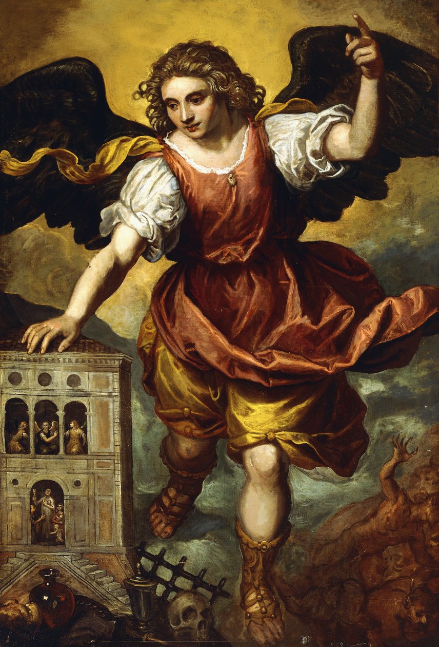 O Arcanjo São Miguel, de Mexican School