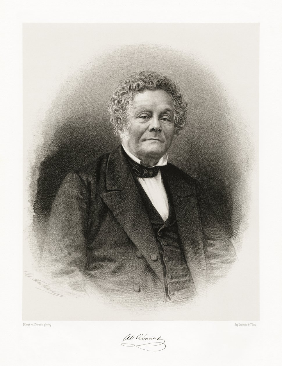 Isaac Adolphe Crémieux, 1865-66 de Meyer and Pierson
