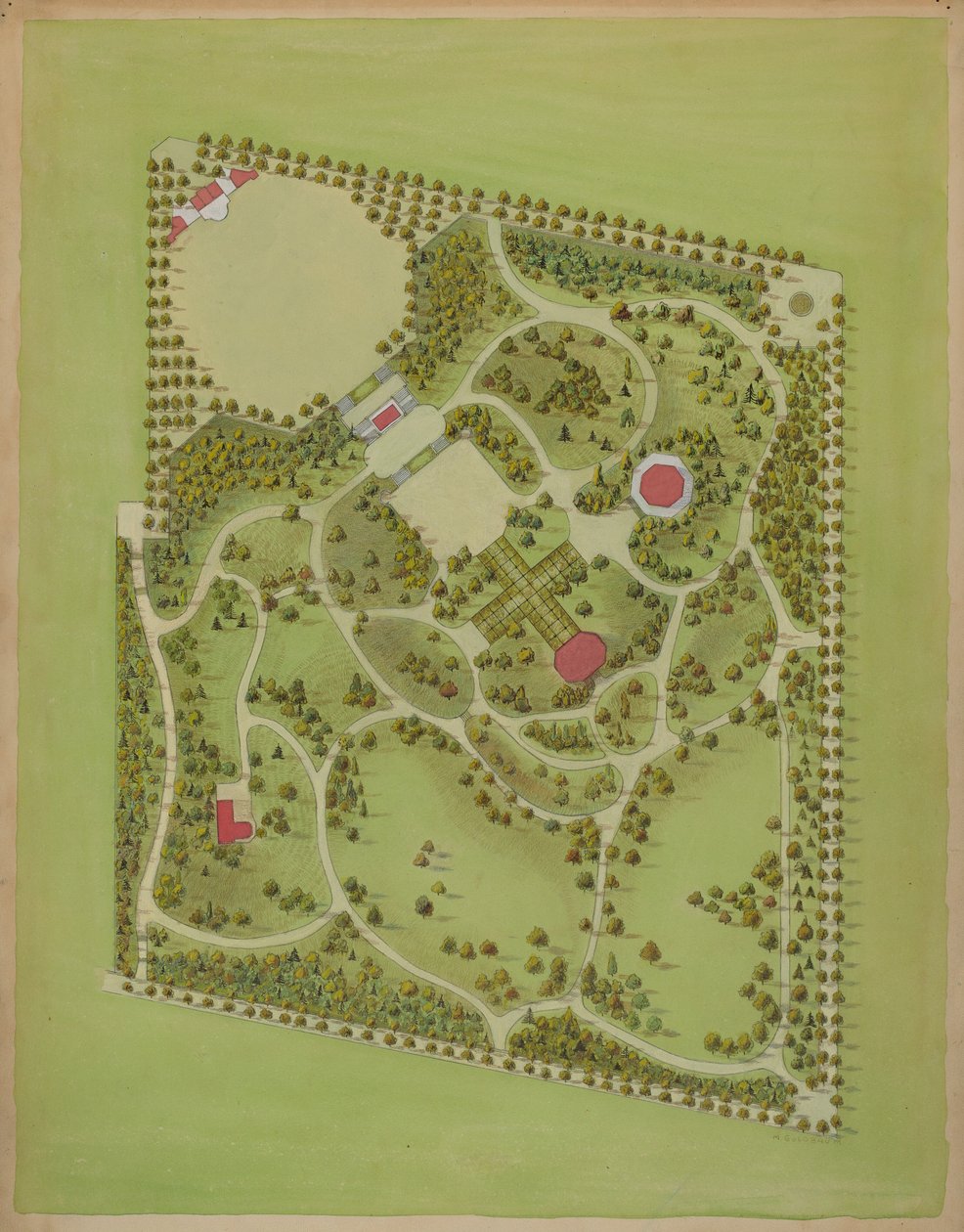 Washington Park, c. 1936. de Meyer Goldbaum