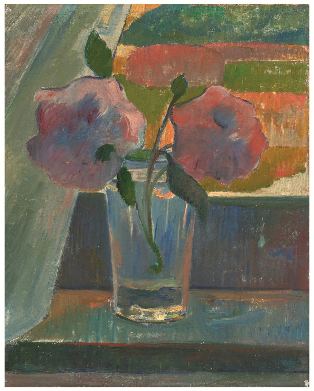 Natureza morta, flores num copo, c.1890 (óleo sobre tela) de Meyer Isaac de Haan