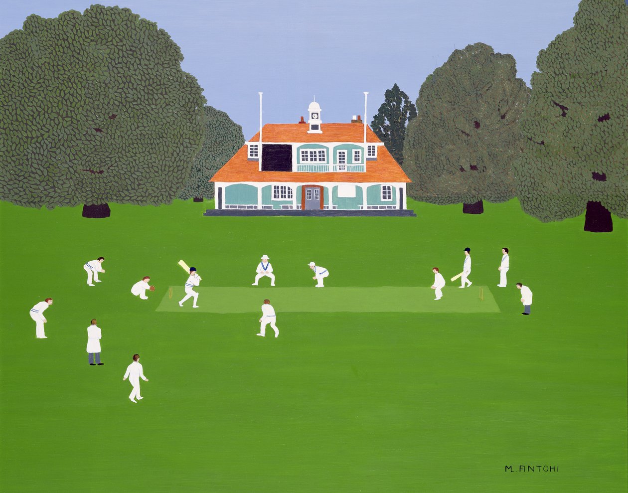 Partida de cricket de Micaela Antohi