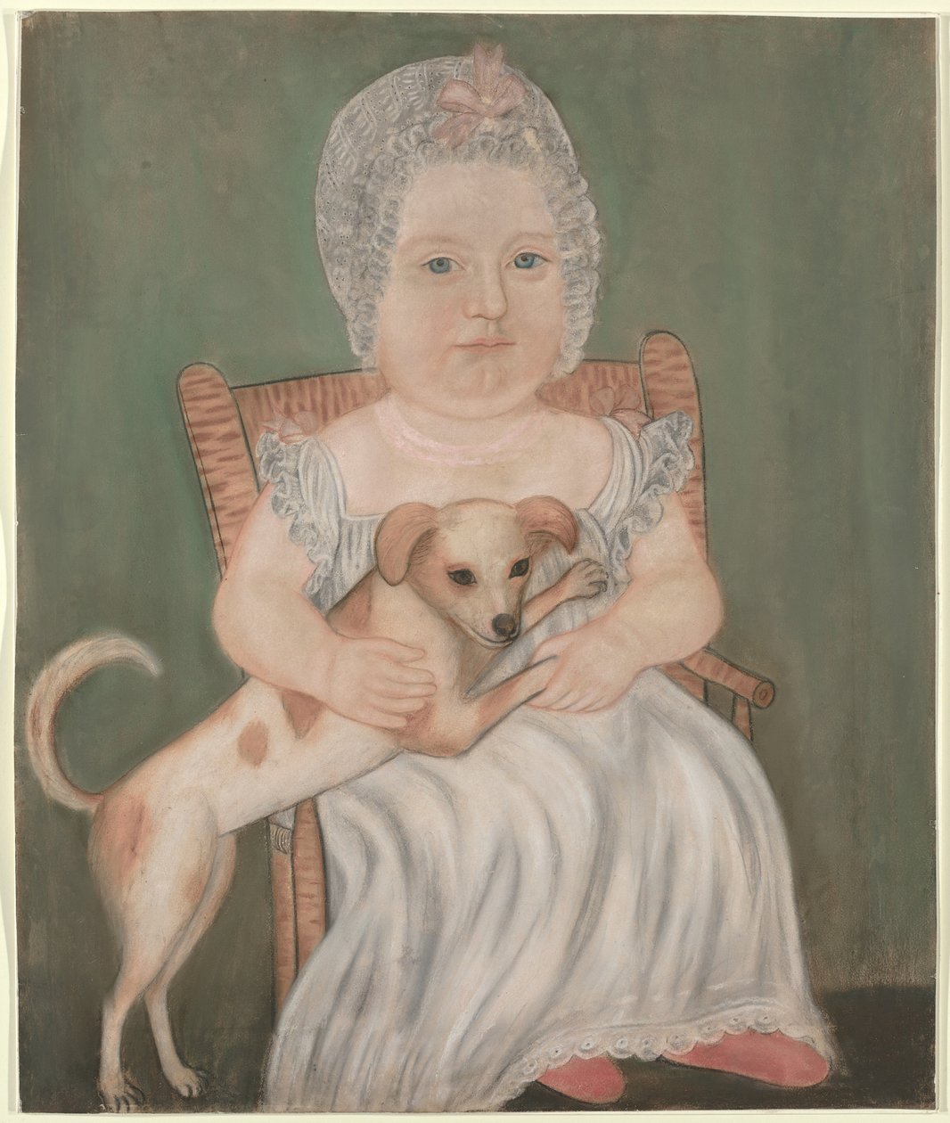 Criança com cão de estimação de Micah Williams