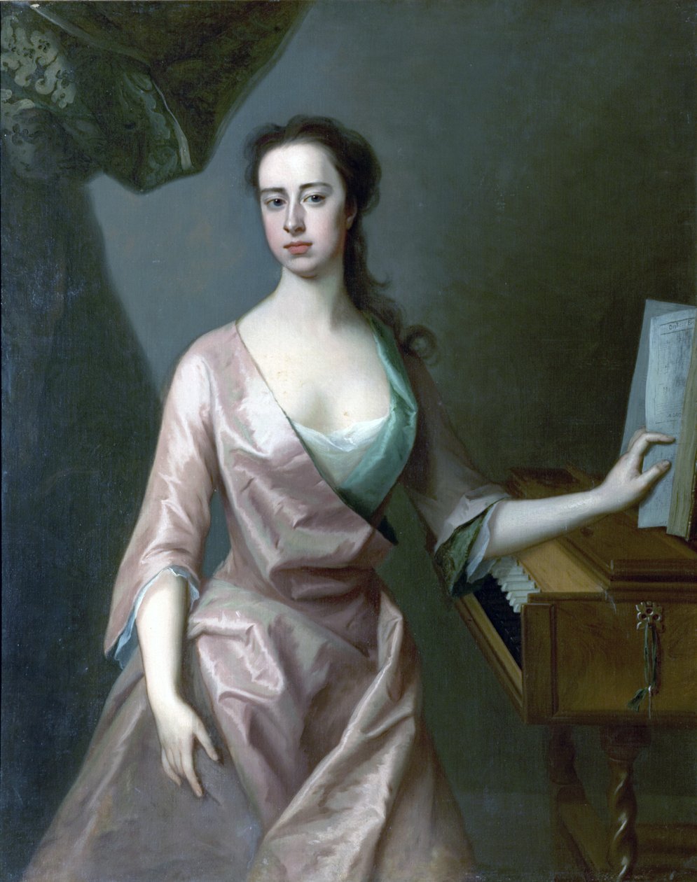 Frances, Lady Byron, Terceira Esposa do 4º Lord Byron, 1720 de Michael Dahl