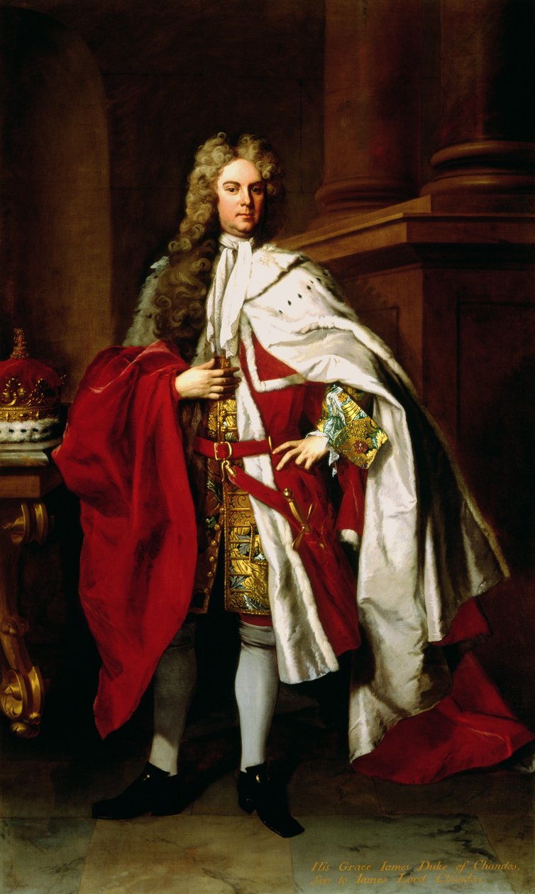 James Brydges (1673-1744) 1º duque de Chandos de Michael Dahl