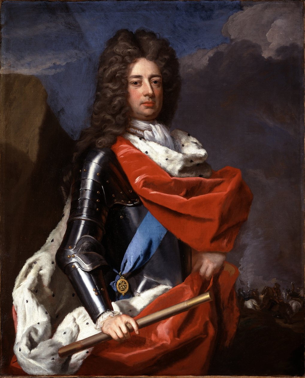 John Churchill (1650-1722) 1º duque de Marlborough, c.1702 de Michael Dahl