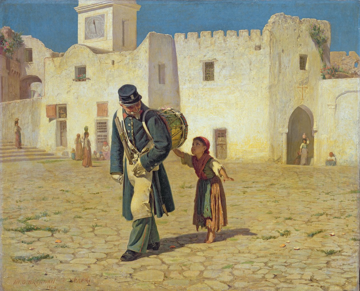 O batedor de tambor, 1867 de Michael George Brennan