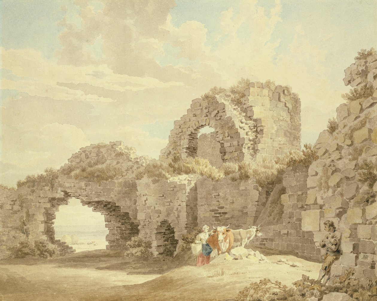 Ruínas do Castelo de Pevensey de Michael Rooker