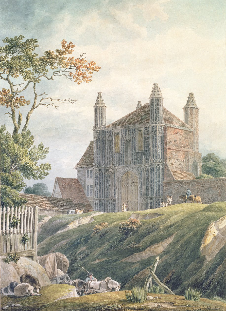 St. John&39;s Abbey Gate, Colchester, século XVIII de Michael Rooker