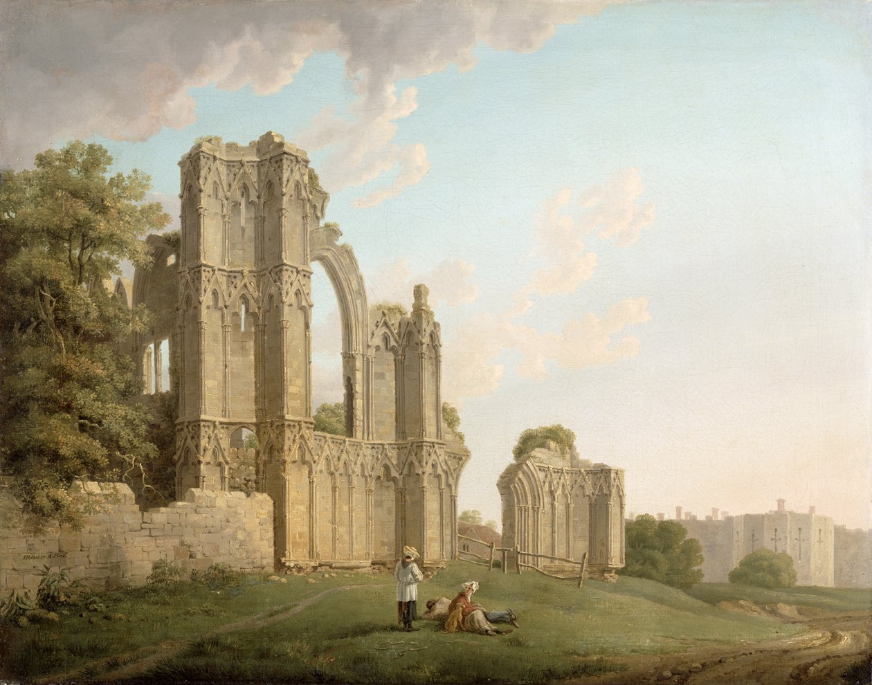 Abadia de Santa Maria, York, c.1778 de Michael Rooker