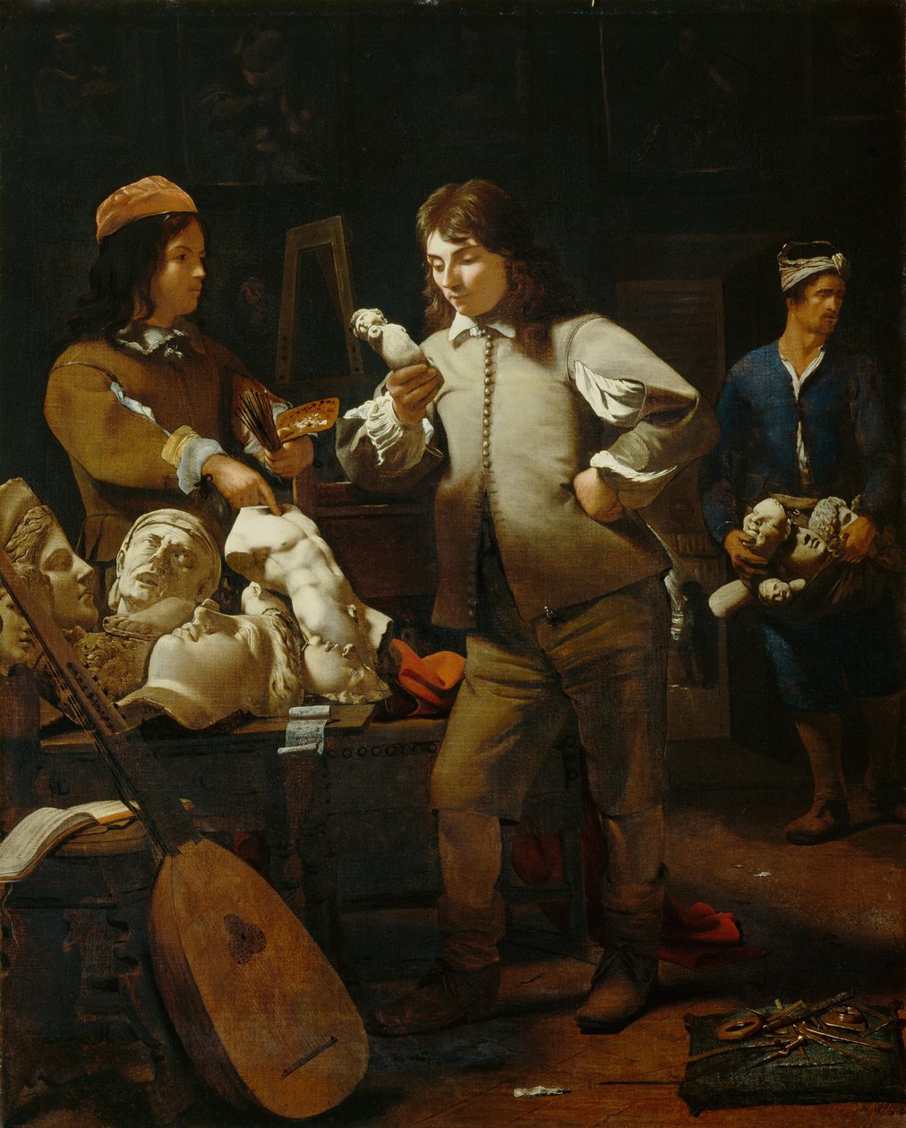 No estúdio, 1652 de Michael Sweerts
