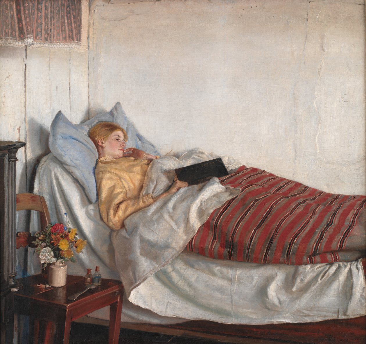 A menina doente de Michael Ancher