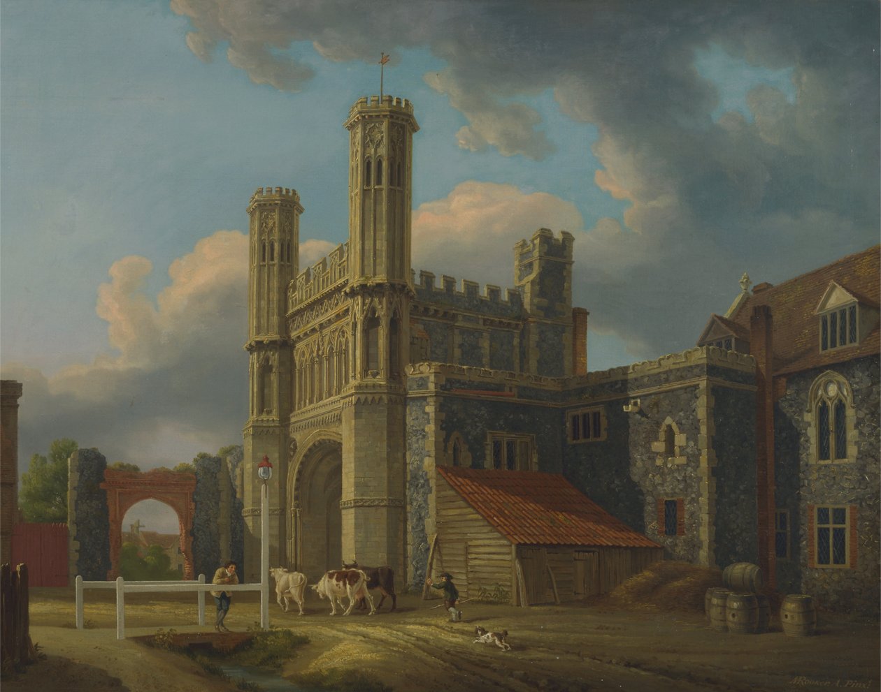 Porta de Santo Agostinho, Cantuária de Michael Angelo Rooker