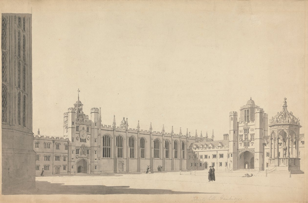 O Grande Tribunal, Trinity College, Cambridge de Michael Angelo Rooker