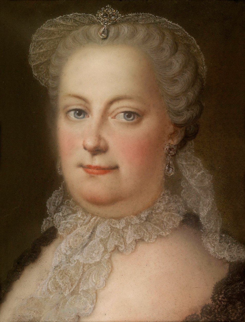 Retrato da Imperatriz Maria Teresa da Áustria (1717-1780) de Michael Christoph Hagelgans