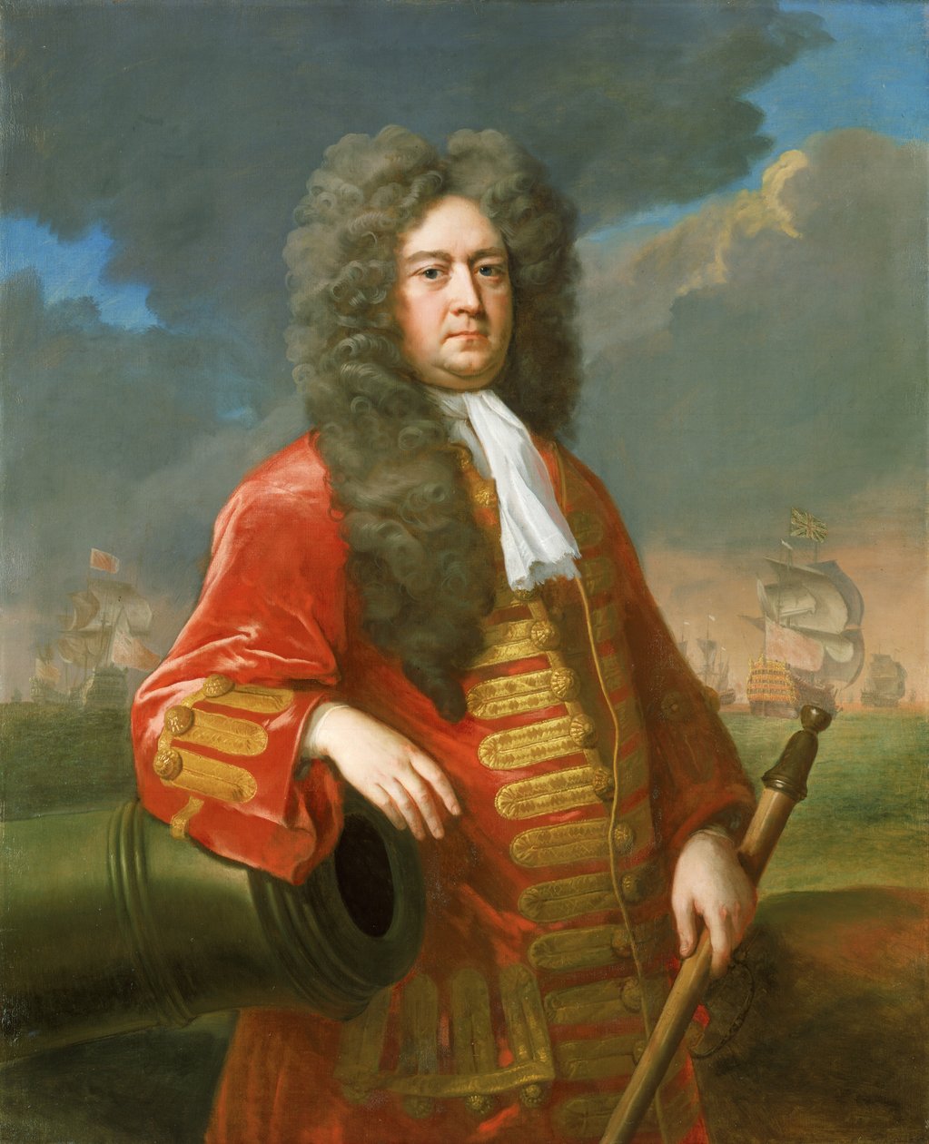 Almirante Sir George Rooke (1650-1709), c.1705 (óleo sobre tela) de Michael Dahl