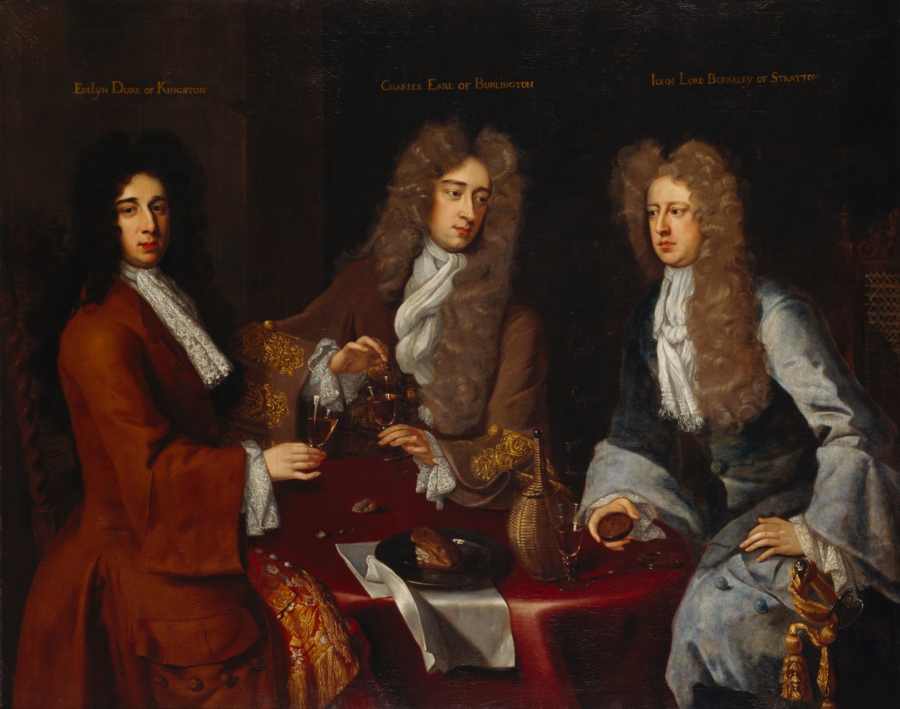 Conde de Burlington, Duque de Kingston-upon-Hull, e Barão Berkeley de Stratton, 1690s de Michael Dahl
