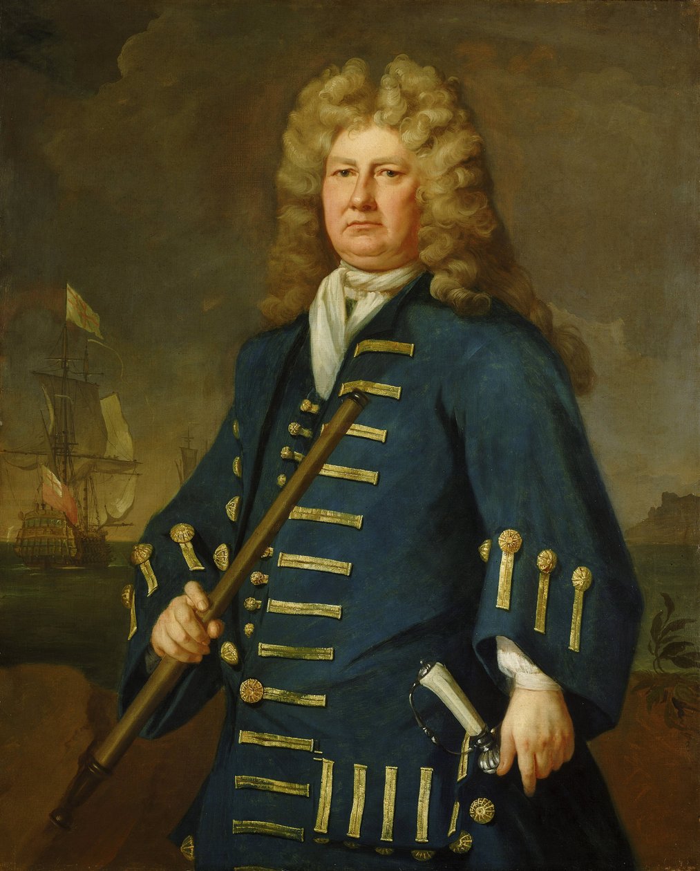 Retrato de Sir Cloudesley Shovell de Michael Dahl