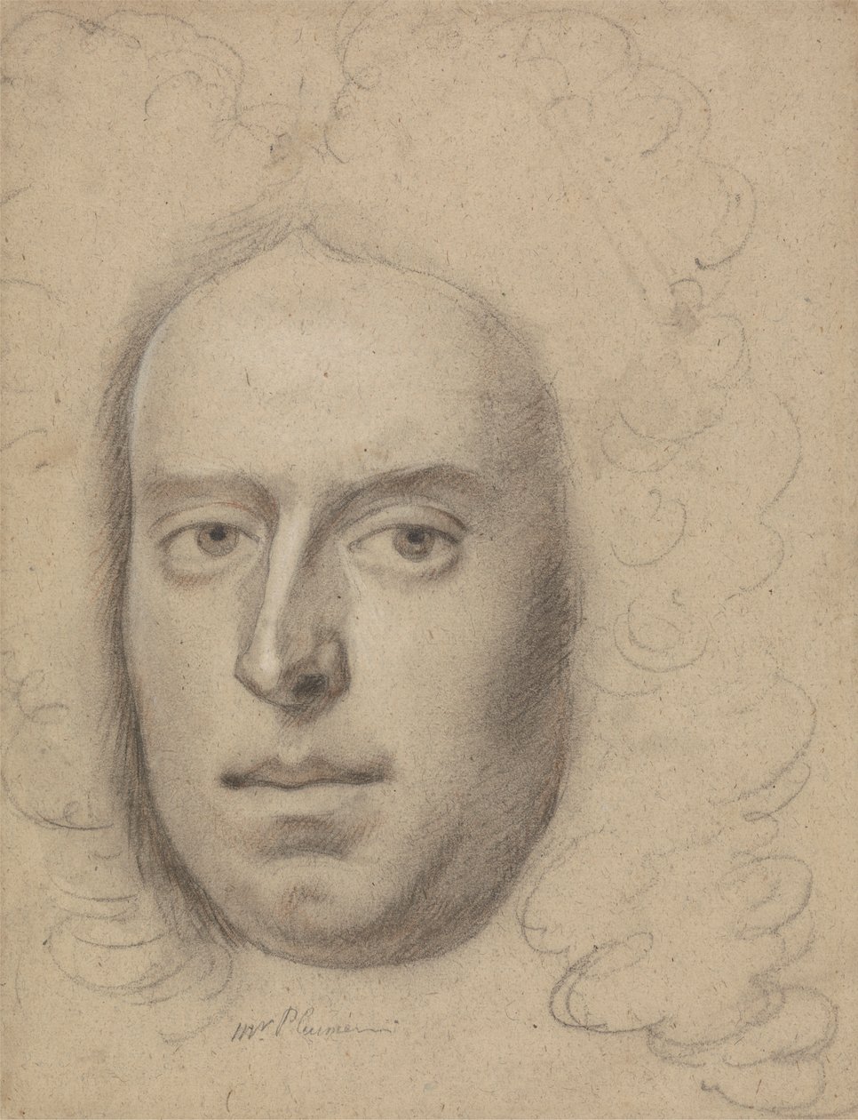 Retrato de um Cavalheiro (Sr. Plumer ou Plumiere) de Michael Dahl