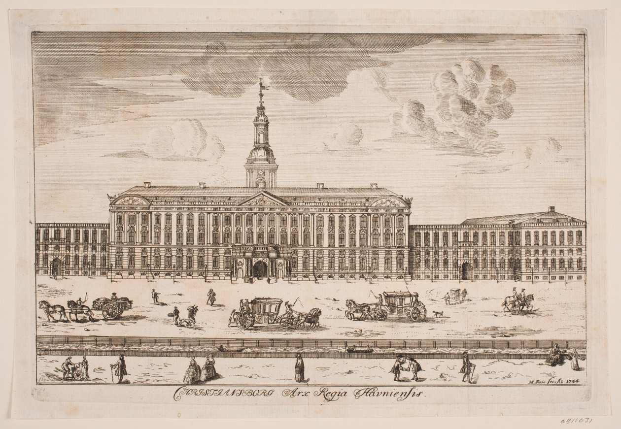 Castelo de Christiansborg de Michael Fosie