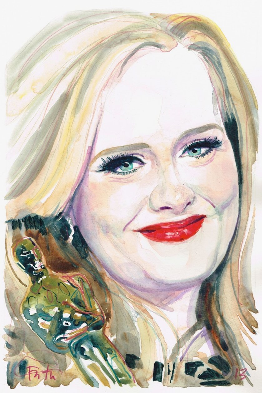 Adele (aguarela) de Michael Frith