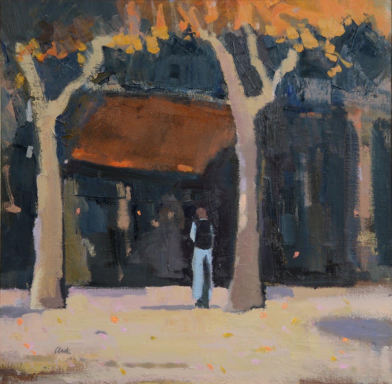 Tarde, S. W. França, 2015 (óleo sobre linho) de Michael G. Clark