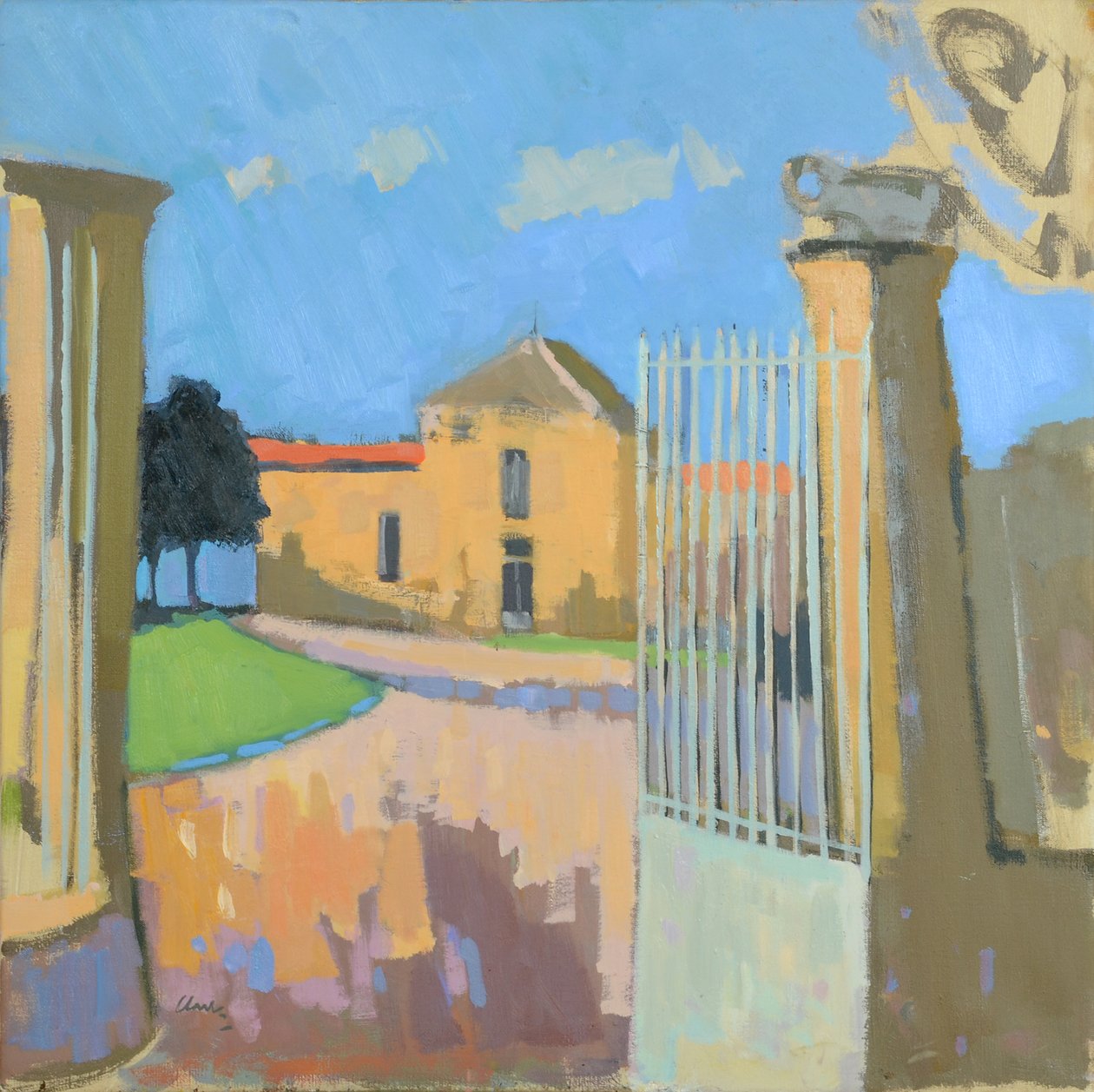Bages, França, 2017 (óleo sobre linho) de Michael G. Clark