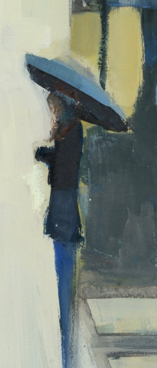 Paris à chuva, 2017 (aguarela sobre papel) de Michael G. Clark
