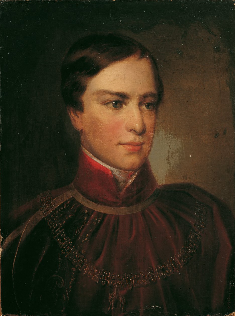 O jovem Imperador Franz José I. de Michael Moritz Daffinger