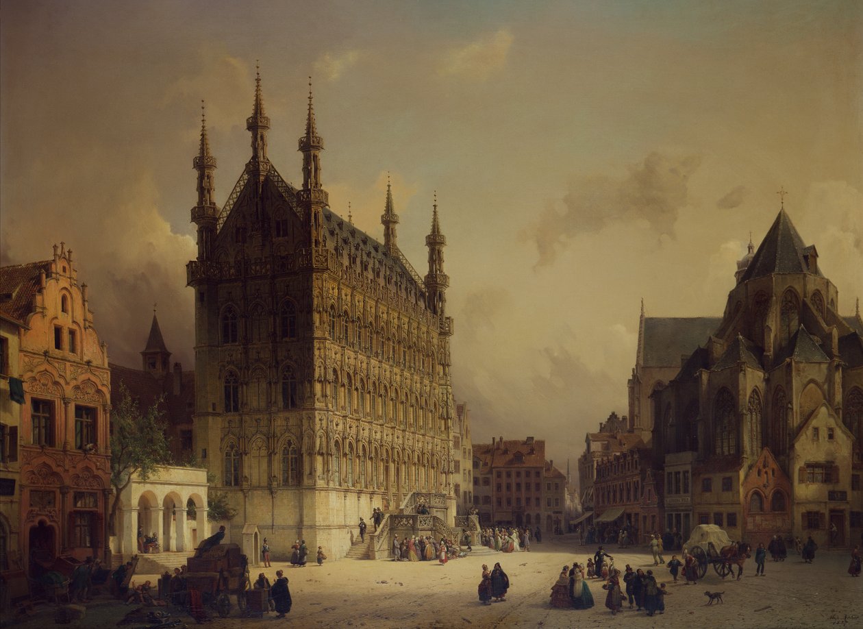 A Câmara Municipal de Leuven, Bélgica de Michael Neher