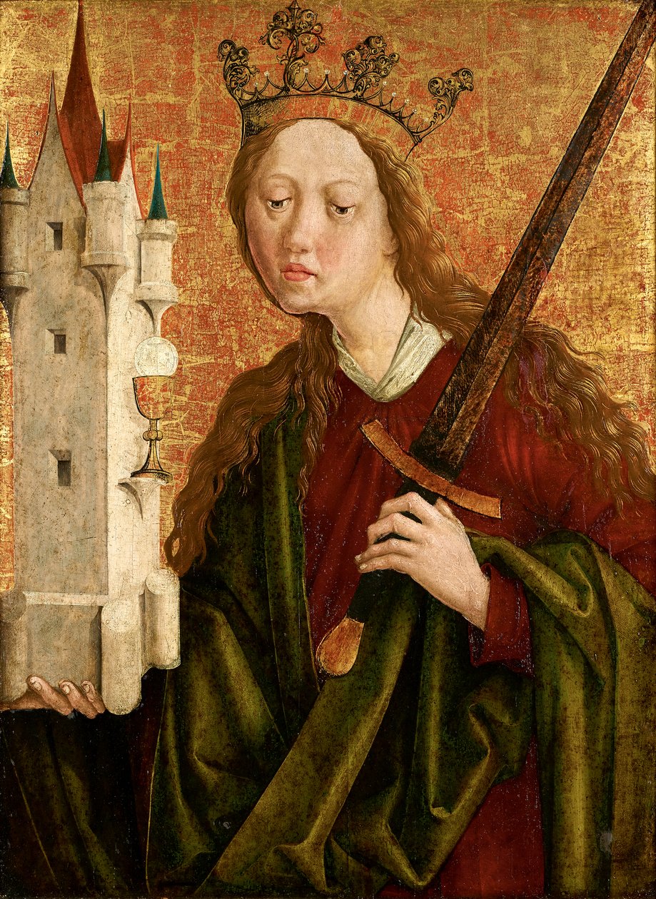 Você. Bárbara de Michael Pacher (Werkstatt)