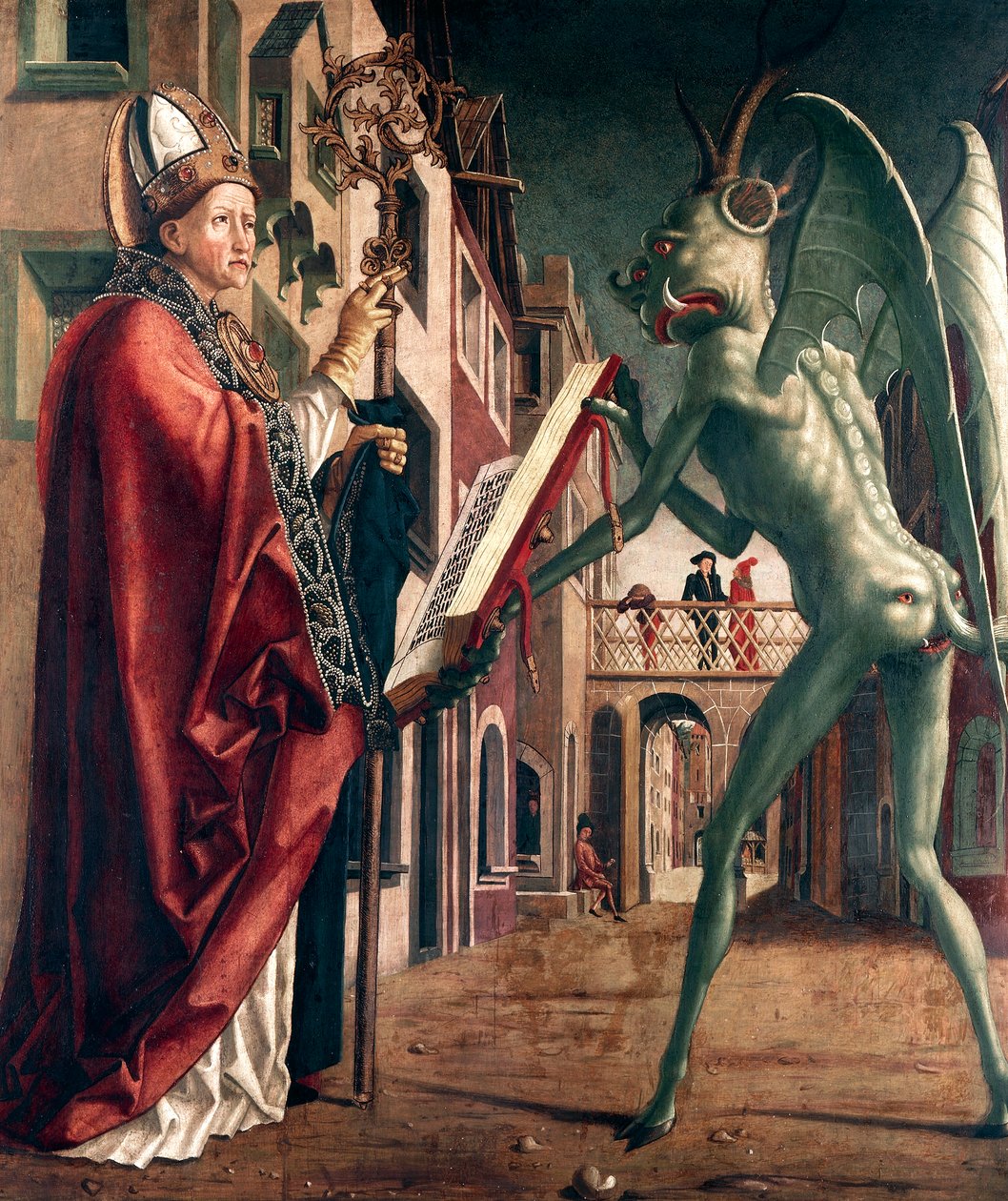 São Wolfgang e o Diabo, Vida de São Wolfgang de Michael Pacher