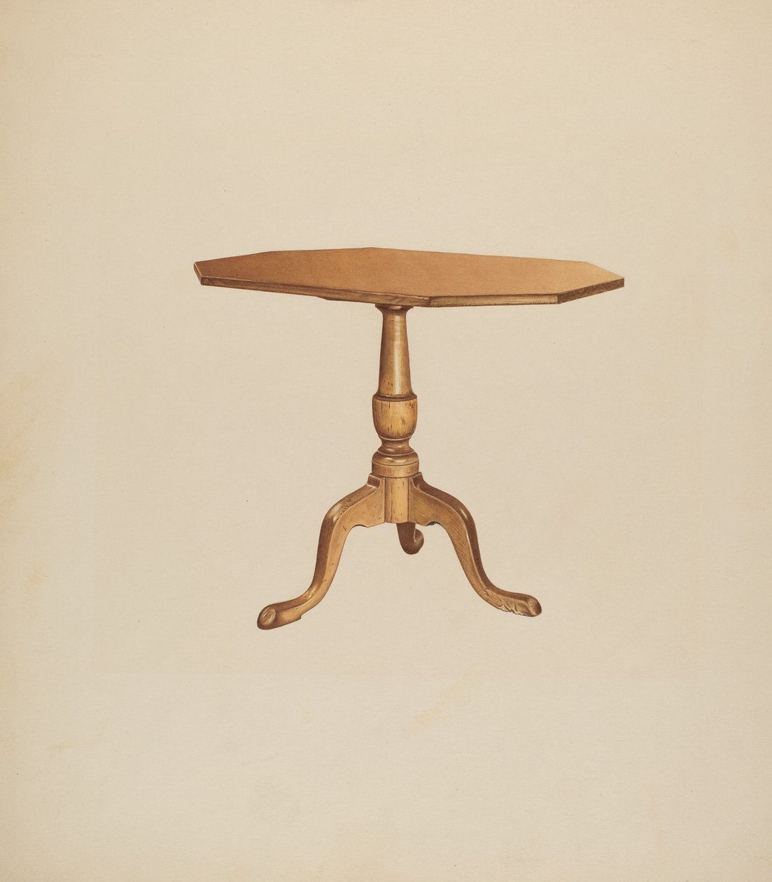 Tripé de mesa, 19351942. de Michael Riccitelli
