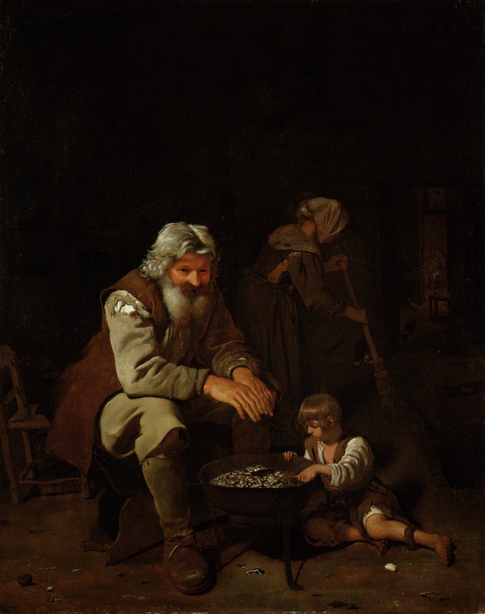 Uma alegoria do inverno de Michael Sweerts