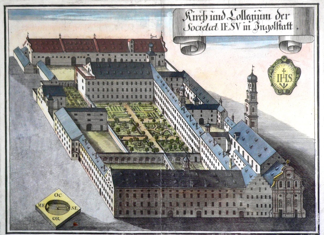 Colégio Jesuíta de Ingolstadt de Michael Wening
