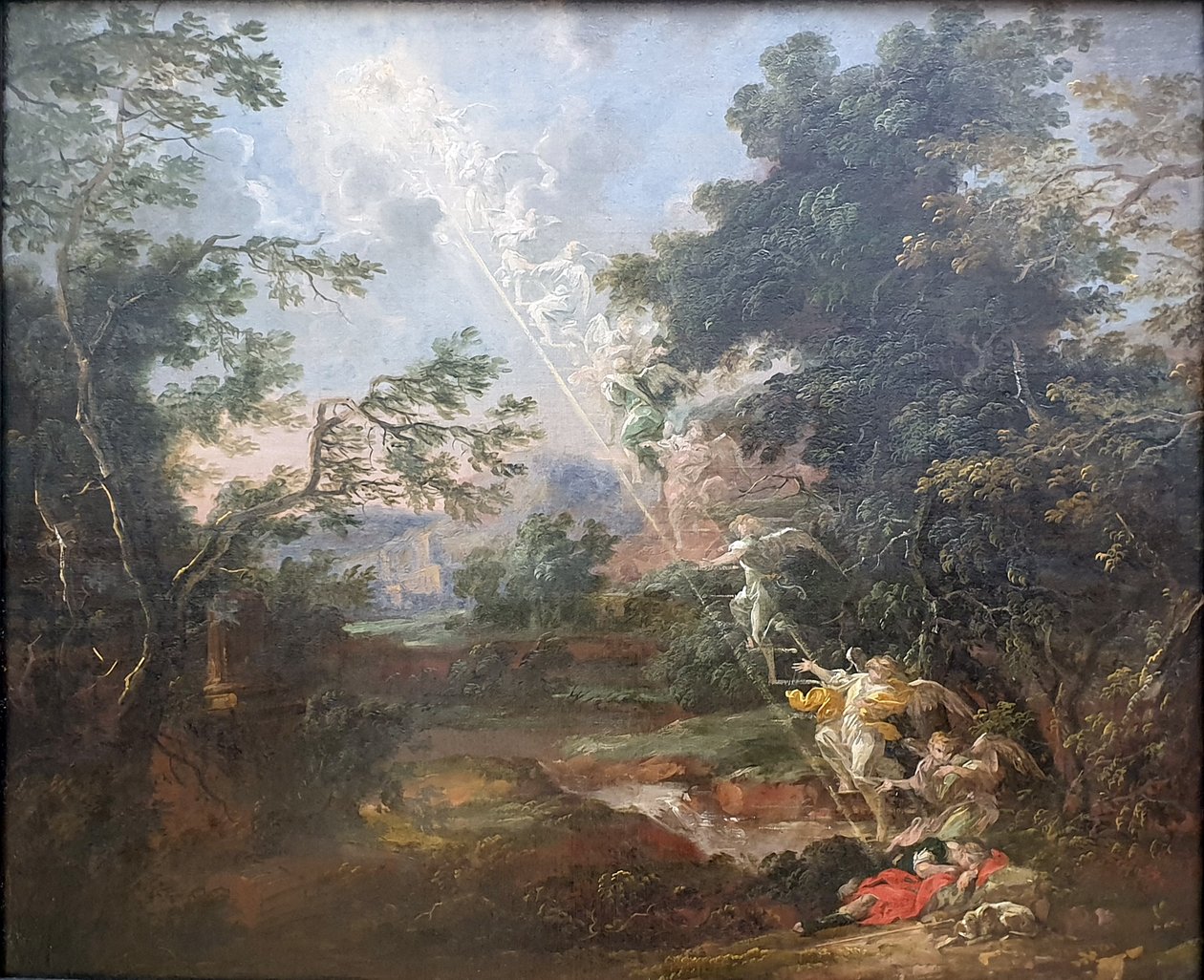 Paisagem com o sonho de Jacob de Michael Willmann