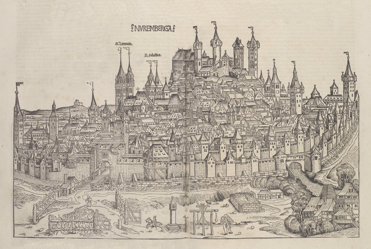 Nuremberga, 1493. de Michael Wolgemut