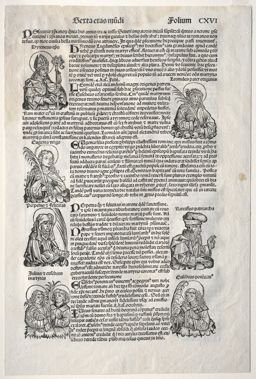 Crônica de Nuremberg, 1493. de Michael Wolgemut