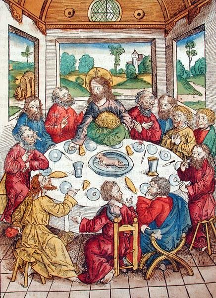 A Última Ceia de Michael Wolgemut or Wolgemuth