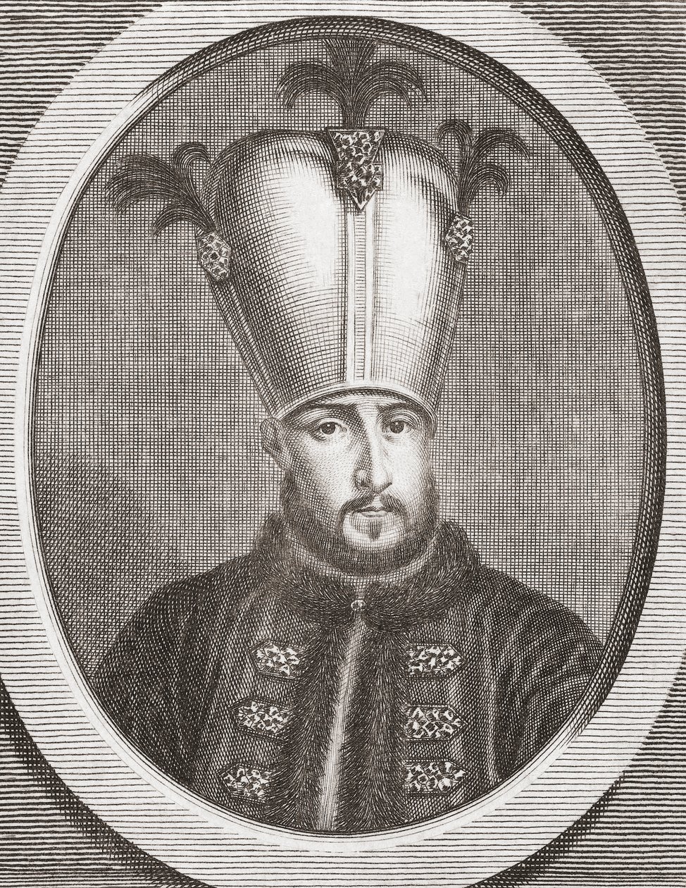 Ahmed III, Sultão do Império Otomano de Michael van der Gucht