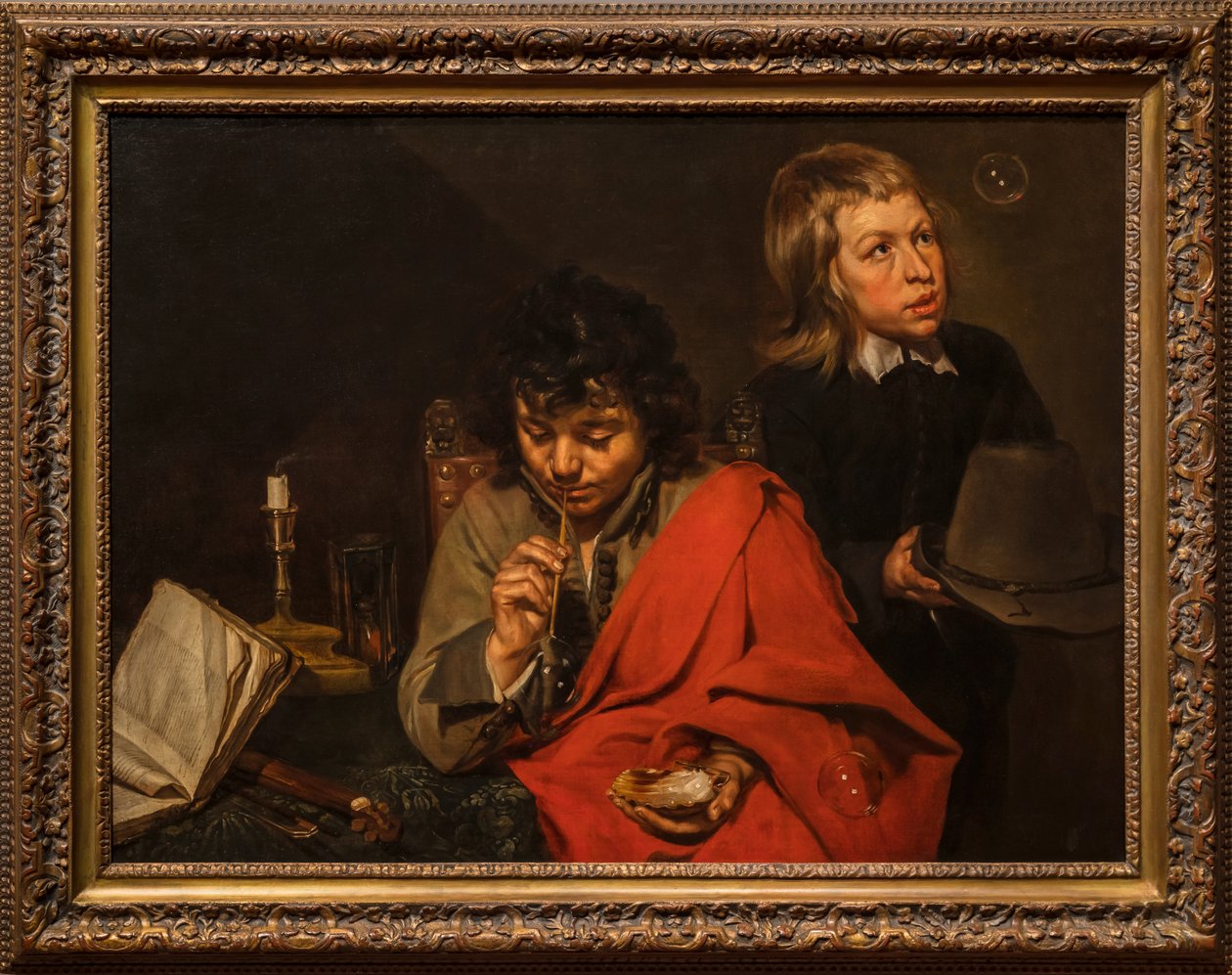 Rapazes a soprar bolhas de Michaelina Wautier