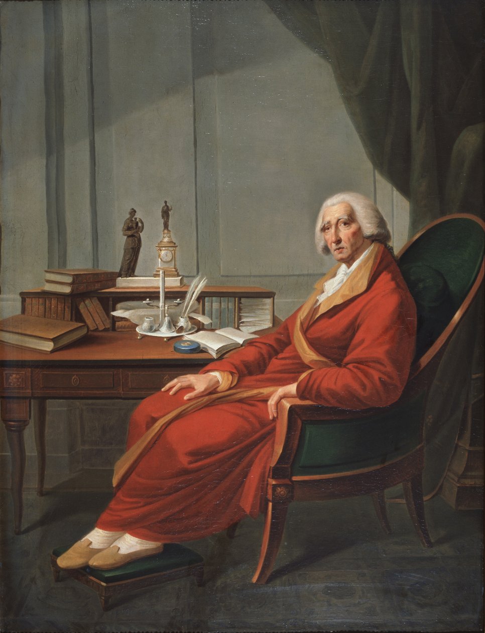 Retrato do Chanceler Imperial da Rússia Conde Ivan Osterman 1725 - 1811, 1813 de Michail Fyodorovich Voinov