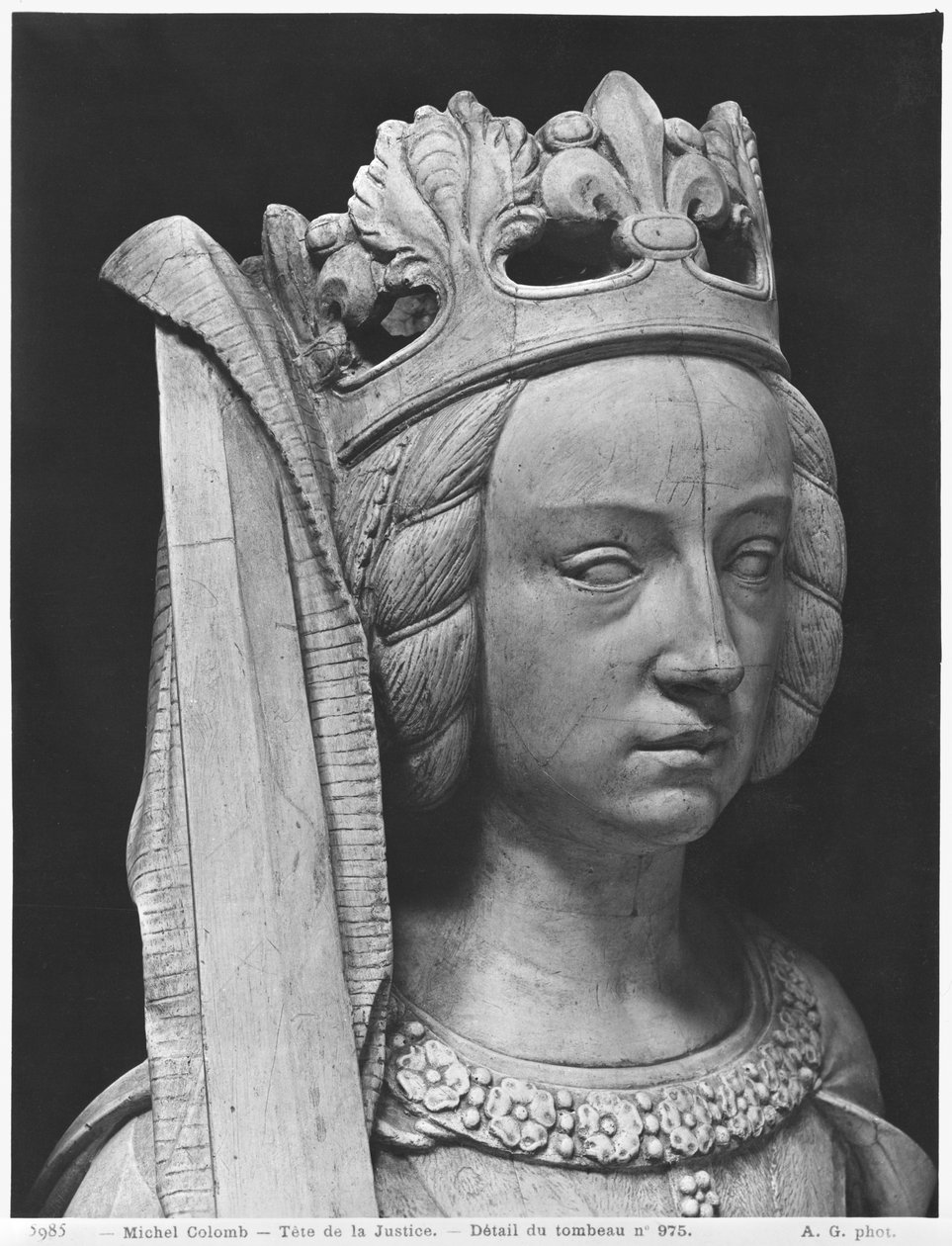 Nantes, Catedral de São Pedro e São Paulo, Tumba de Francisco II, Duque da Bretanha e Marguerite de Foix, chefe da Justiça, 1502-07 (gesso de mármore) de Michel Colombe