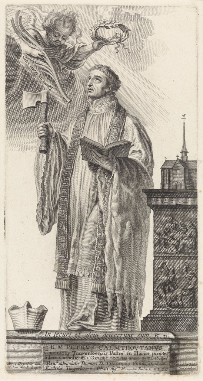 Uma representação de Petrus van Kalmpthout de Michel Natalis