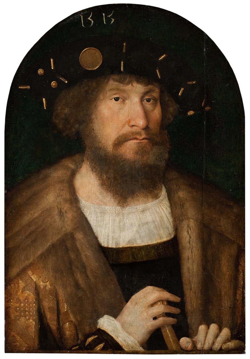 Retrato do rei dinamarquês Christian II de Michel Sittow