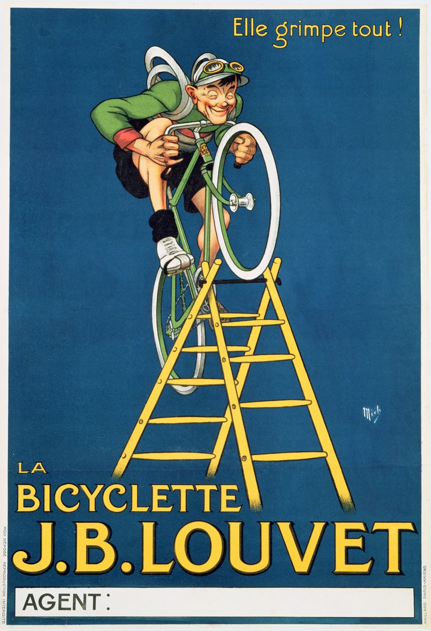 &39;Vai subir qualquer coisa&39;, anúncio para a bicicleta JB Louvet de Michel Liebeaux