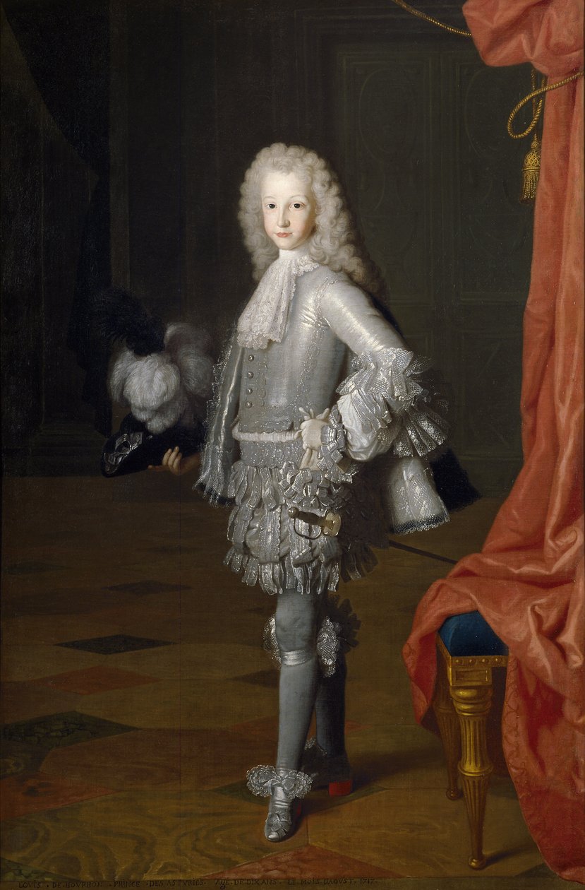 Luís I como príncipe das Astúrias, 1717 de Michel Ange Houasse